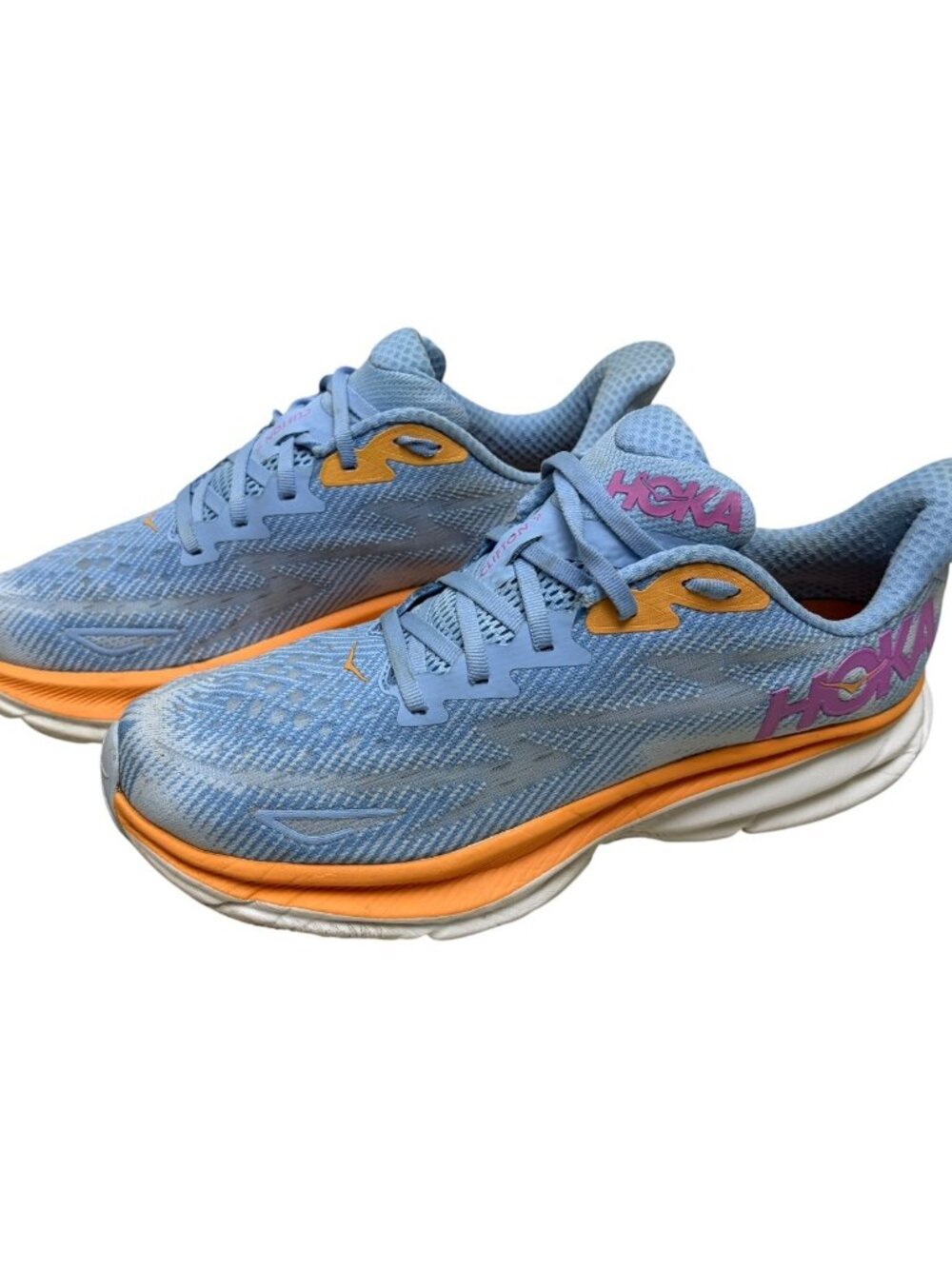 HOKA CLIFTON 9 Running Sneakers Lightweight Lace Shoes Womens 10 US